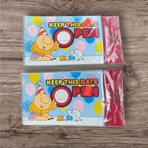 Ziggy Party Invitations New Old Stock 16